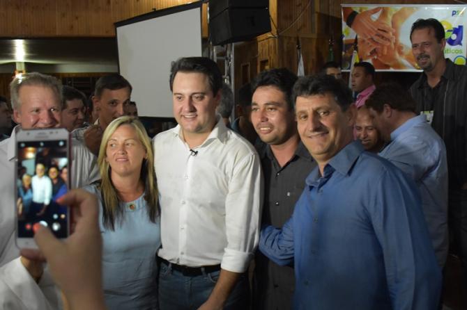 Vereadores prestigiam visita do deputado Ratinho Júnior
